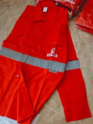 Camisa de trabajo Protek Talla 44 Naranja