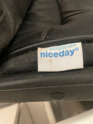 Sillón de oficina Niceday negro