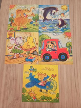 Puzzle de madera barco pirata