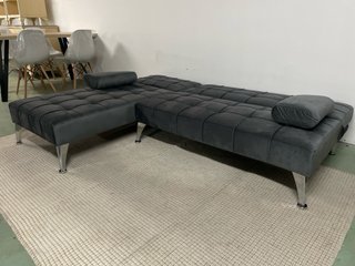 Sofá Cama Gris Chaiselongue
