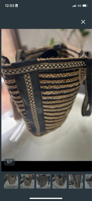 Bolso de playa de yute