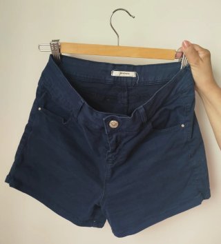 Shorts Stradivarius Azul Marino