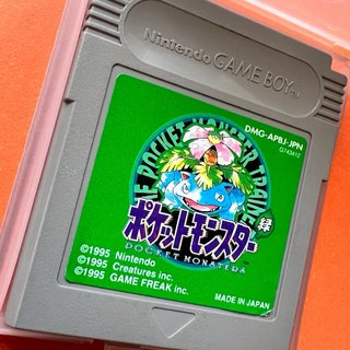 Pocket Monsters pokemon verde nintendo game boy jp