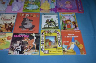 Libros, cuentos infantiles. Disney y otros.