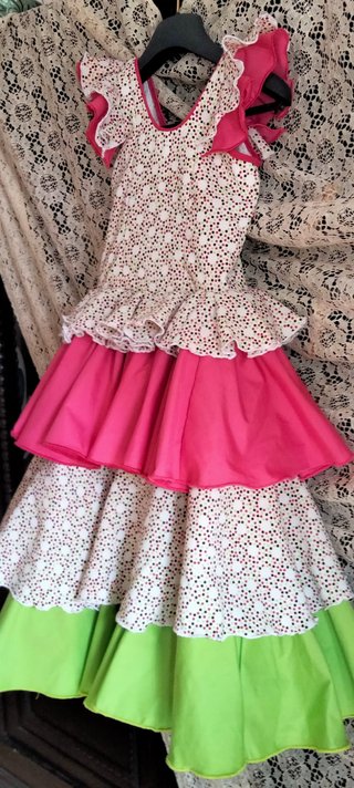 Traje Flamenca Niña 4-5 Años