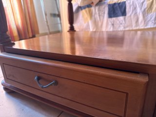 Mesa de centro madera y cristal