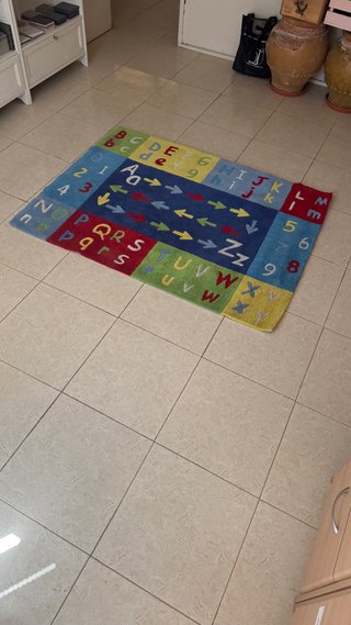 Alfombra infantil ABC y números