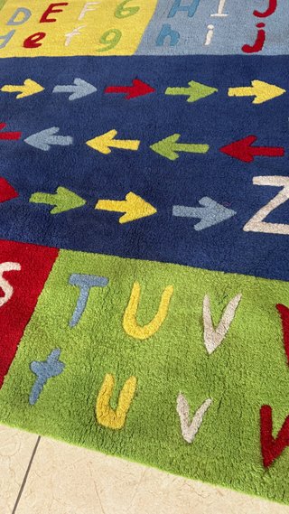 Alfombra infantil ABC y números