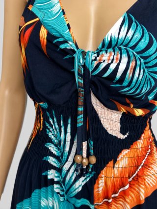 Vestido Tropical Mujer. Talla L (40). S&Y