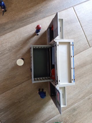 Playmobil Policía:2Coches, Helicóptero y Comisaría