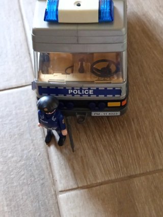 Playmobil Policía:2Coches, Helicóptero y Comisaría