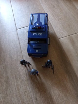 Playmobil Policía:2Coches, Helicóptero y Comisaría