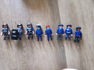 Playmobil Policía:2Coches, Helicóptero y Comisaría