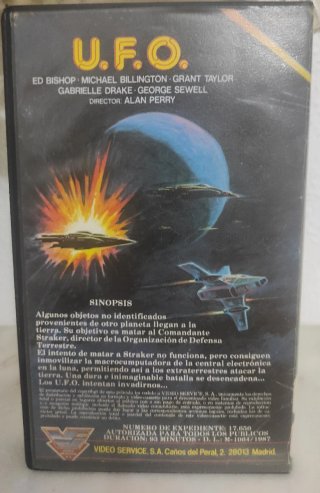 UFO VHS Película Ciencia Ficción Español
