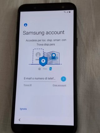 Samsung Galaxy J6 Nero Riformattato
