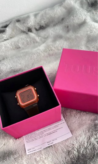 Reloj Tous D-Bear Salmón Digital Nuevo