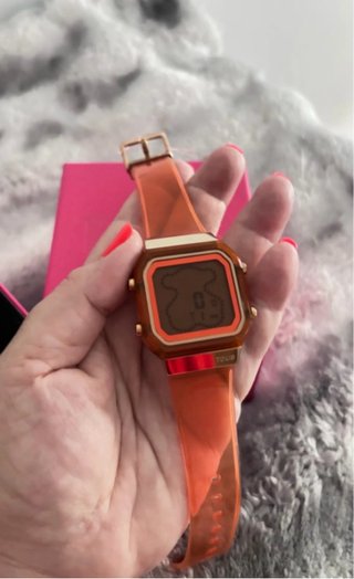 Reloj Tous D-Bear Salmón Digital Nuevo