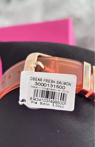 Reloj Tous D-Bear Salmón Digital Nuevo