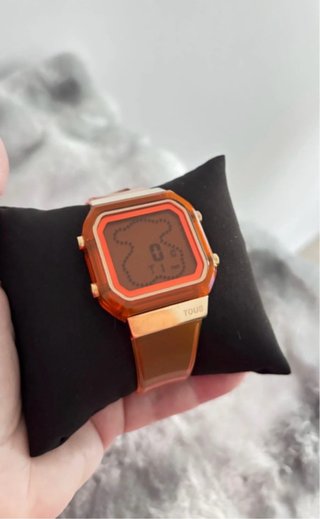 Reloj Tous D-Bear Salmón Digital Nuevo