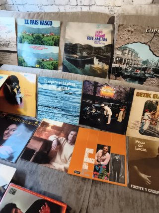 Lote 53 Vinilos lp y 9 singles