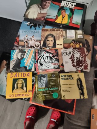 Lote 53 Vinilos lp y 9 singles