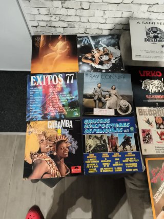Lote 53 Vinilos lp y 9 singles