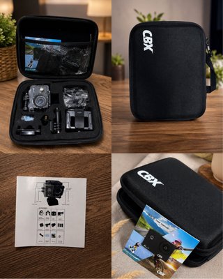 Cámara Deportiva CBX 4K + Accesorios