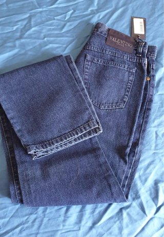 Valentino Garavani Jeans Dritti Blu nuovi