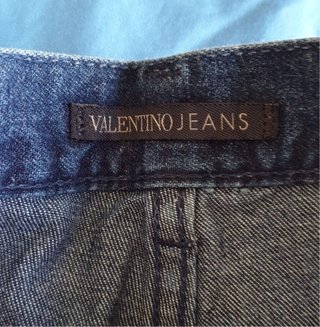 Valentino Garavani Jeans Dritti Blu nuovi