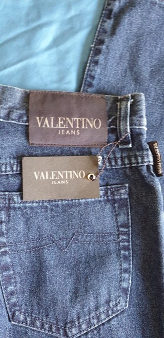 Valentino Garavani Jeans Dritti Blu nuovi
