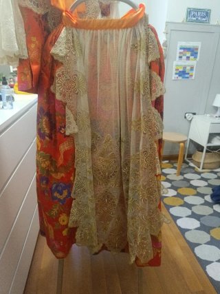 Traje de Fallera Multicolor Naranja 15 , 16, 17...