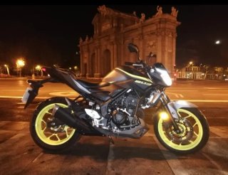 Yamaha MT-03 ABS 2017 Gris/Amarillo