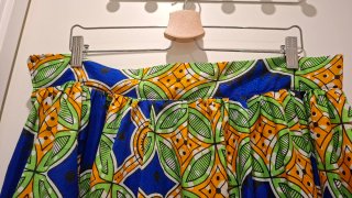 Falda larga estampado africano talla única