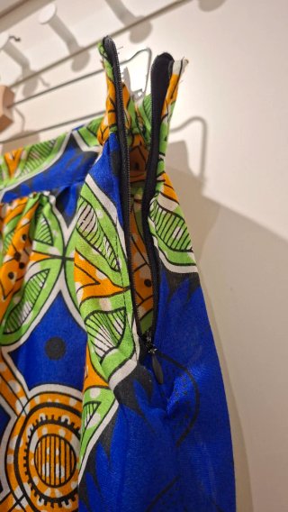 Falda larga estampado africano talla única