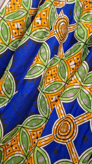 Falda larga estampado africano talla única