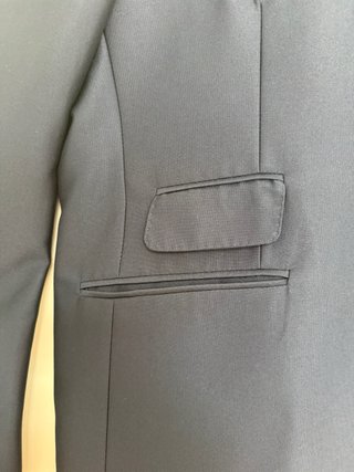 Traje azul chaqueta y pantalón azul