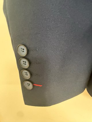 Traje azul chaqueta y pantalón azul
