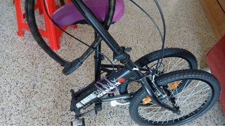 Bicicleta Plegable Negra