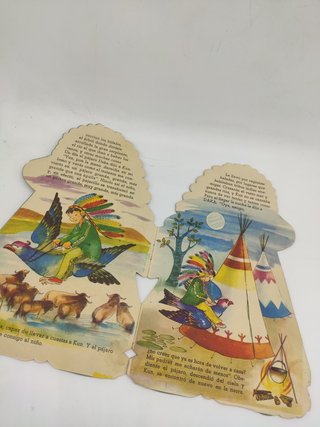 El indio Kun cuento troquelado 1958