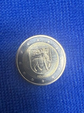 Moneda Letonia 2€ Regiones 2025