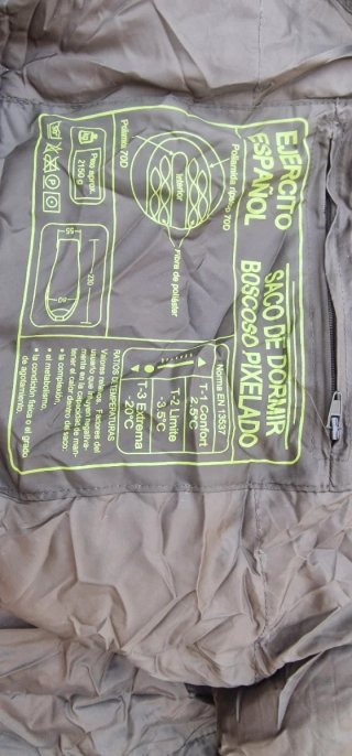 Saco de Dormir Militar Camuflaje