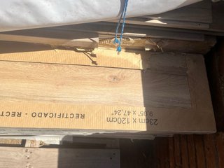 42 Cajas Porcelánico Rectificado Efecto Madera