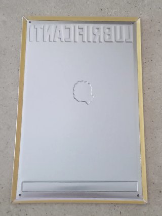 Targa pubblicitaria Shell Lubrificanti