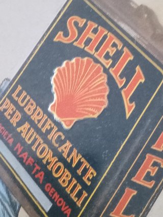 Targa pubblicitaria Shell Lubrificanti
