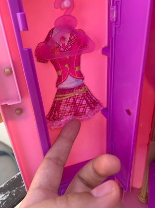 Casa plegable rosa de Barbie