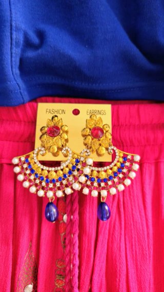 Traje Danza Egipcio Fucsia Talla Única