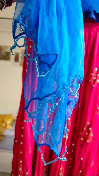 Traje Danza Egipcio Fucsia Talla Única