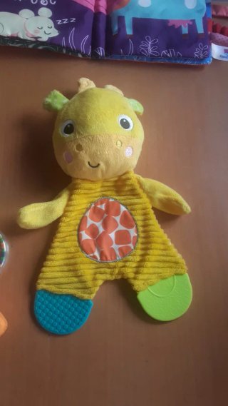 Lote Juguetes Bebé:  Jirafa, Libro espiral y otro