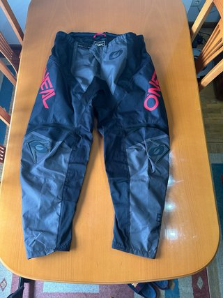 Traje Motocross O'Neal Negro y Rojo