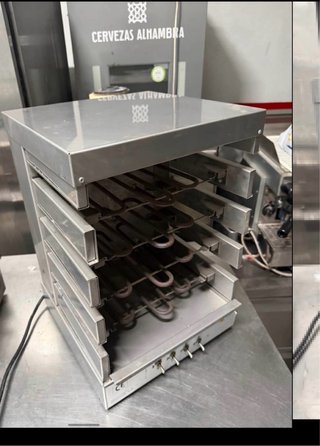 Horno Gratinador Pizza Acero Inoxidable